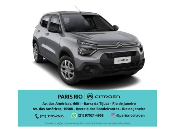 CITROËN C3 1.0 FIREFLY FLEX LIVE PLUS MANUAL CITROËN C3 1.0 FIREFLY FLEX LIVE PLUS MANUAL